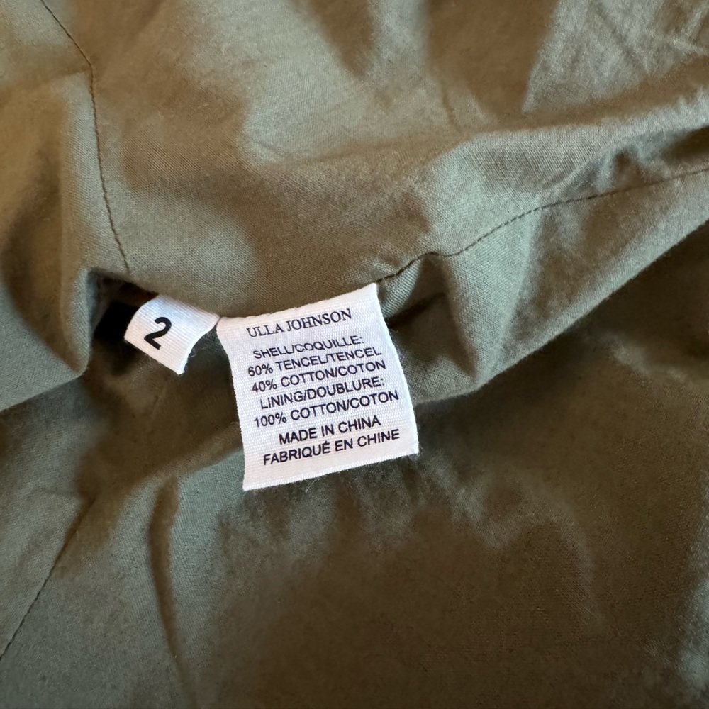 Ulla Johnson lined bolero jacket. Gathered flared sleeves. Slight peplum hem. - Picture 6 of 8